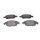 BOSCH 0 986 494 235 Bremsbelagsatz, Scheibenbremse