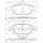 BOSCH 0 986 494 235 Bremsbelagsatz, Scheibenbremse