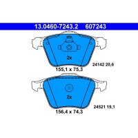 ATE 13.0460-7243.2 Bremsbelagsatz, Scheibenbremse