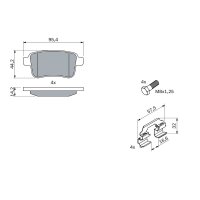 BOSCH 0 986 494 331 Bremsbelagsatz, Scheibenbremse