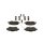 BOSCH 0 986 494 114 Bremsbelagsatz, Scheibenbremse