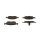 BOSCH 0 986 494 197 Bremsbelagsatz, Scheibenbremse