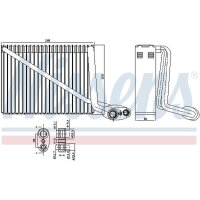 NISSENS 92272 Verdampfer, Klimaanlage