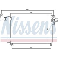 NISSENS 940003 Kondensator, Klimaanlage