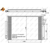 NRF 35775 Kondensator, Klimaanlage