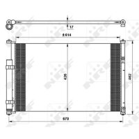 NRF 35769 Kondensator, Klimaanlage
