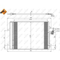 NRF 35850 Kondensator, Klimaanlage