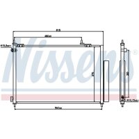 NISSENS 940062 Kondensator, Klimaanlage