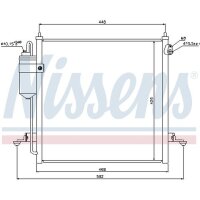 NISSENS 940068 Kondensator, Klimaanlage
