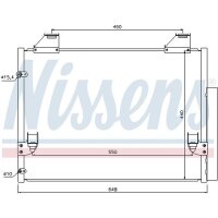 NISSENS 940083 Kondensator, Klimaanlage