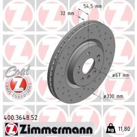 ZIMMERMANN 400.3648.52 Bremsscheibe