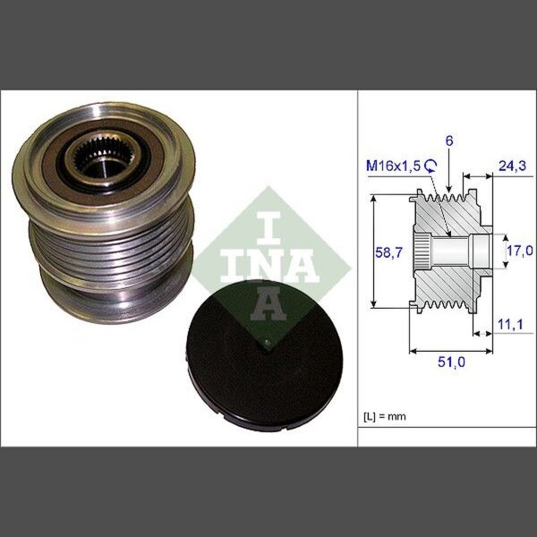 Schaeffler INA 535 0200 10 Generatorfreilauf