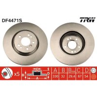 TRW DF4471S Bremsscheibe
