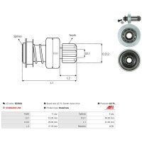 AS-PL SD3024 Freilaufgetriebe, Starter