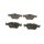BOSCH 0 986 494 002 Bremsbelagsatz, Scheibenbremse