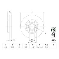 BOSCH 0 986 479 058 Bremsscheibe