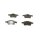BOSCH 0 986 494 032 Bremsbelagsatz, Scheibenbremse