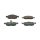 BOSCH 0 986 460 969 Bremsbelagsatz, Scheibenbremse
