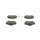 BOSCH 0 986 466 700 Bremsbelagsatz, Scheibenbremse
