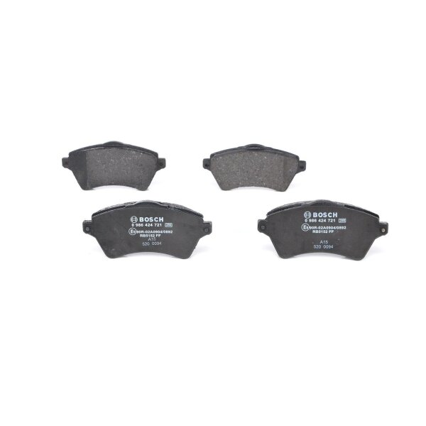 BOSCH 0 986 424 721 Bremsbelagsatz, Scheibenbremse