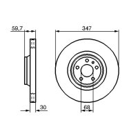 BOSCH 0 986 479 260 Bremsscheibe