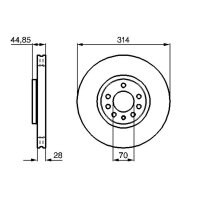 BOSCH 0 986 479 143 Bremsscheibe