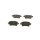 BOSCH 0 986 494 043 Bremsbelagsatz, Scheibenbremse
