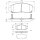 BOSCH 0 986 424 722 Bremsbelagsatz, Scheibenbremse