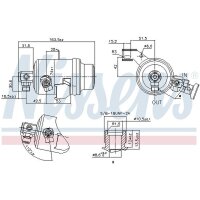 NISSENS 95023 Trockner, Klimaanlage