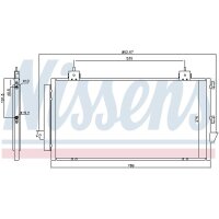 NISSENS 94741 Kondensator, Klimaanlage