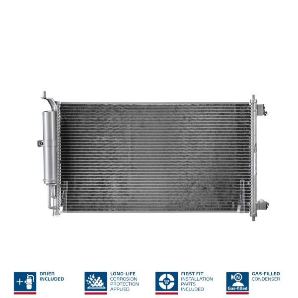NISSENS 94621 Kondensator, Klimaanlage