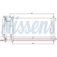 NISSENS 94621 Kondensator, Klimaanlage