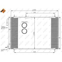 NRF 35836 Kondensator, Klimaanlage