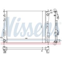 NISSENS 67286 Kühler, Motorkühlung
