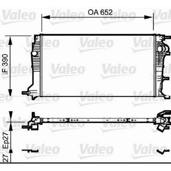 VALEO 735182 Kühler, Motorkühlung