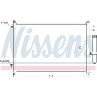 NISSENS 940121 Kondensator, Klimaanlage