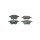 BOSCH 0 986 424 488 Bremsbelagsatz, Scheibenbremse