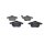 BOSCH 0 986 494 018 Bremsbelagsatz, Scheibenbremse
