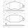 BOSCH 0 986 494 037 Bremsbelagsatz, Scheibenbremse