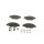 BOSCH 0 986 494 039 Bremsbelagsatz, Scheibenbremse