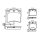 BOSCH 0 986 494 041 Bremsbelagsatz, Scheibenbremse