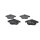 BOSCH 0 986 494 044 Bremsbelagsatz, Scheibenbremse