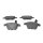 BOSCH 0 986 494 283 Bremsbelagsatz, Scheibenbremse