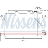 NISSENS 940100 Kondensator, Klimaanlage