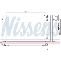NISSENS 94872 Kondensator, Klimaanlage