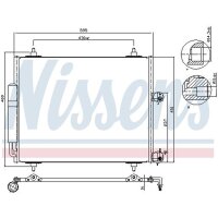 NISSENS 94609 Kondensator, Klimaanlage