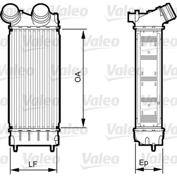VALEO 818226 Ladeluftkühler