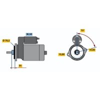 BOSCH 0 986 016 250 Starter