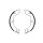 BOSCH 0 986 487 698 Bremsbackensatz, Feststellbremse
