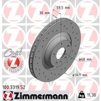 ZIMMERMANN 100.3319.52 Bremsscheibe